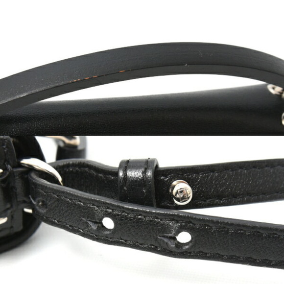 Fendi Women's Phone Bucket Pouch, Marc Jacobs Shoulder Bag, Leather, Black, 7... - Picture 9 of 10